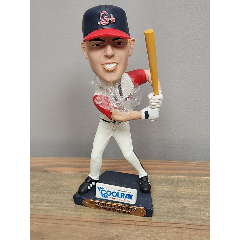 Gwinnett Braves 2013 FREDDIE FREEMAN SGA Bobblehead Box Dodgers Bobble